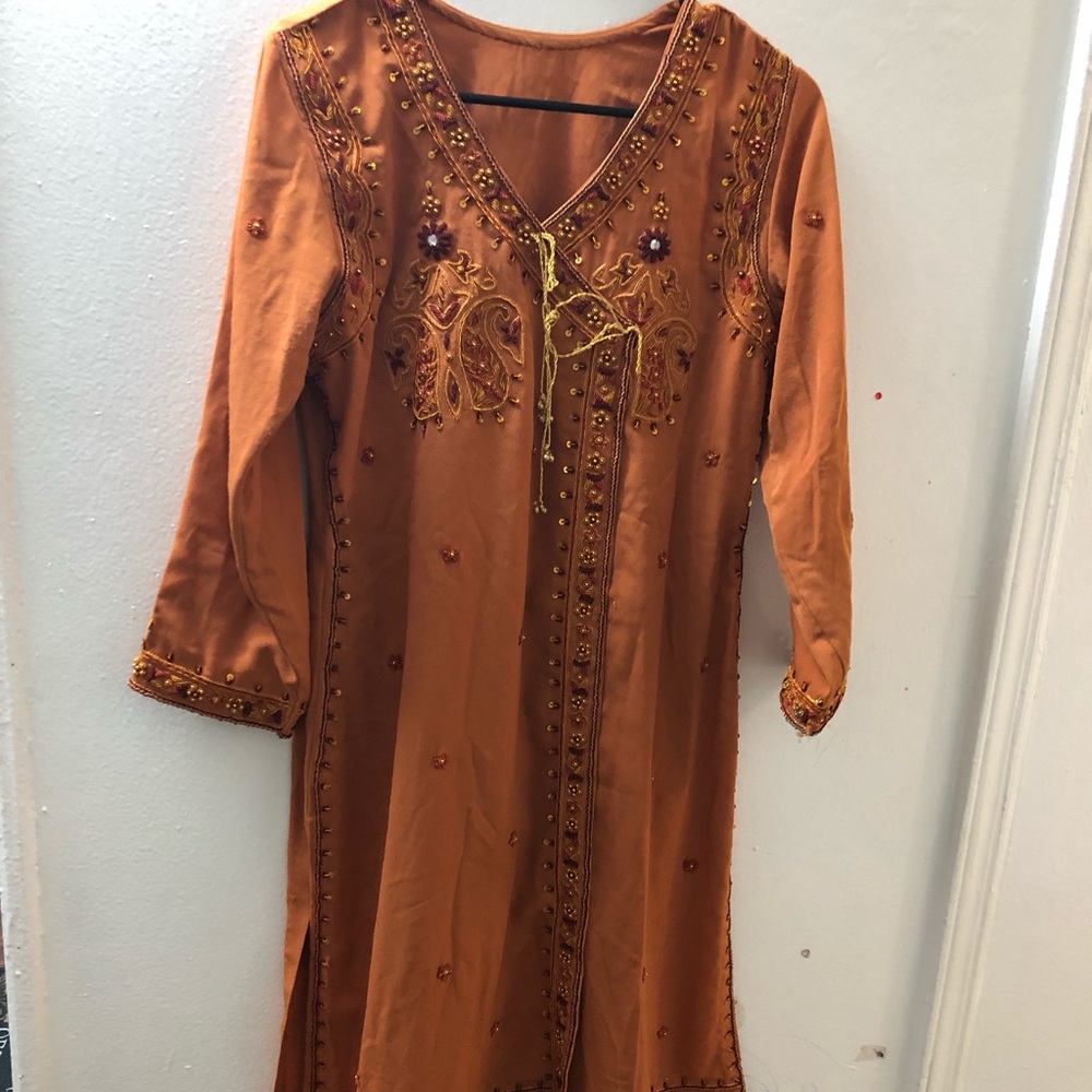 party wear beautiful dress angrakha style